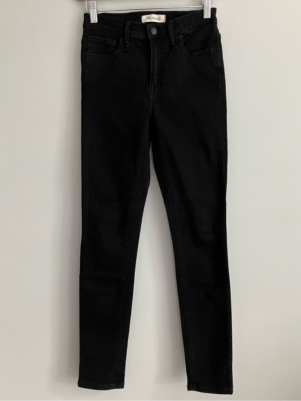 MADEWELL Black Road Tripper Mid-Rise Skinny Jeans Size 24